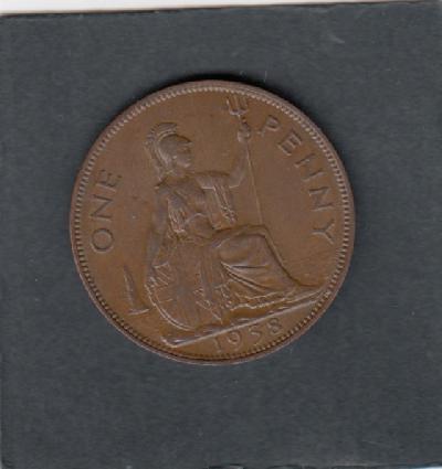 Beschrijving: 1 Penny  GEORGIUS VI  